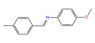 p-Methylbenzylidene-(4-methoxyphenyl)-amine