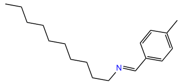 p-Methylbenzylidene-decyl-amine