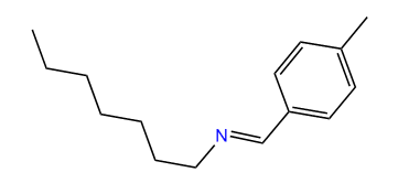 p-Methylbenzylidene-heptyl-amine