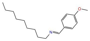 p-Methoxybenzylidene-nonyl-amine