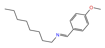 p-Methoxybenzylidene-octyl-amine