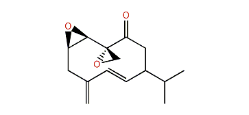 (1Z,5E)-1,10(14)-Diepoxy-4(15),5-germacradien-9-one