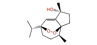 (1S*,4R*,7S*,10S*)-4-hydroxyguai-5-en-1,7-endoperoxide