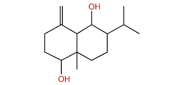 2-Isopropyl-4a-methyl-8-methylenedecahydro-1,5-naphthalenediol