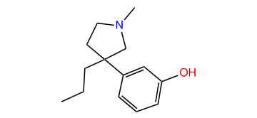 3-(1-Methyl-3-propyl-3-pyrrolidinyl)-phenol