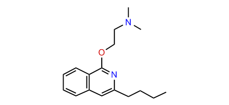 2-[(3-Butyl-1-isoquinolinyl)-oxy]N,N-dimethylethanamine