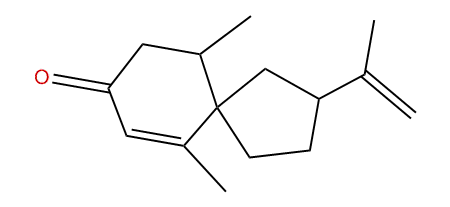 2-Isopropenyl-6,10-dimethylspiro[4.5]dec-6-en-8-one