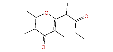 2,3-Dihydro-2,3,5-trimethyl-6-(1-methyl-2-oxobutyl)-4H-pyran-4-one