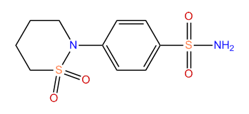 4-(1,1-Dioxido-1,2-thiazinan-2-yl)-benzenesulfonamide