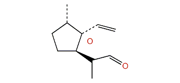 (1R,2S,5R)-2-Methyl-5-((R)-1-oxopropan-2-yl)-cyclopentanecarbaldehyde