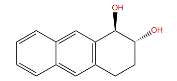 trans-1,2,3,4-Tetrahydroanthracene-1,2-diol
