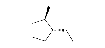 trans-1-Methyl-2-ethylcyclopentane