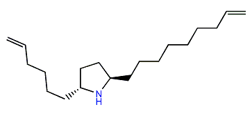 trans-2-(5-Hexenyl)-5-(8-nonenyl)-pyrrolidine