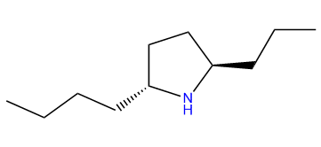 (2R,5R)-2-Butyl-5-propylpyrrolidine
