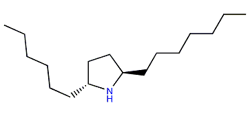 (2R,5R)-5-Heptyl-2-hexylpyrrolidine