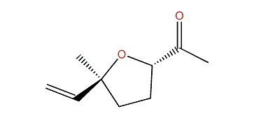 1-((2S,5S)-Tetrahydro-5-methyl-5-vinylfuran-2-yl)-ethanone
